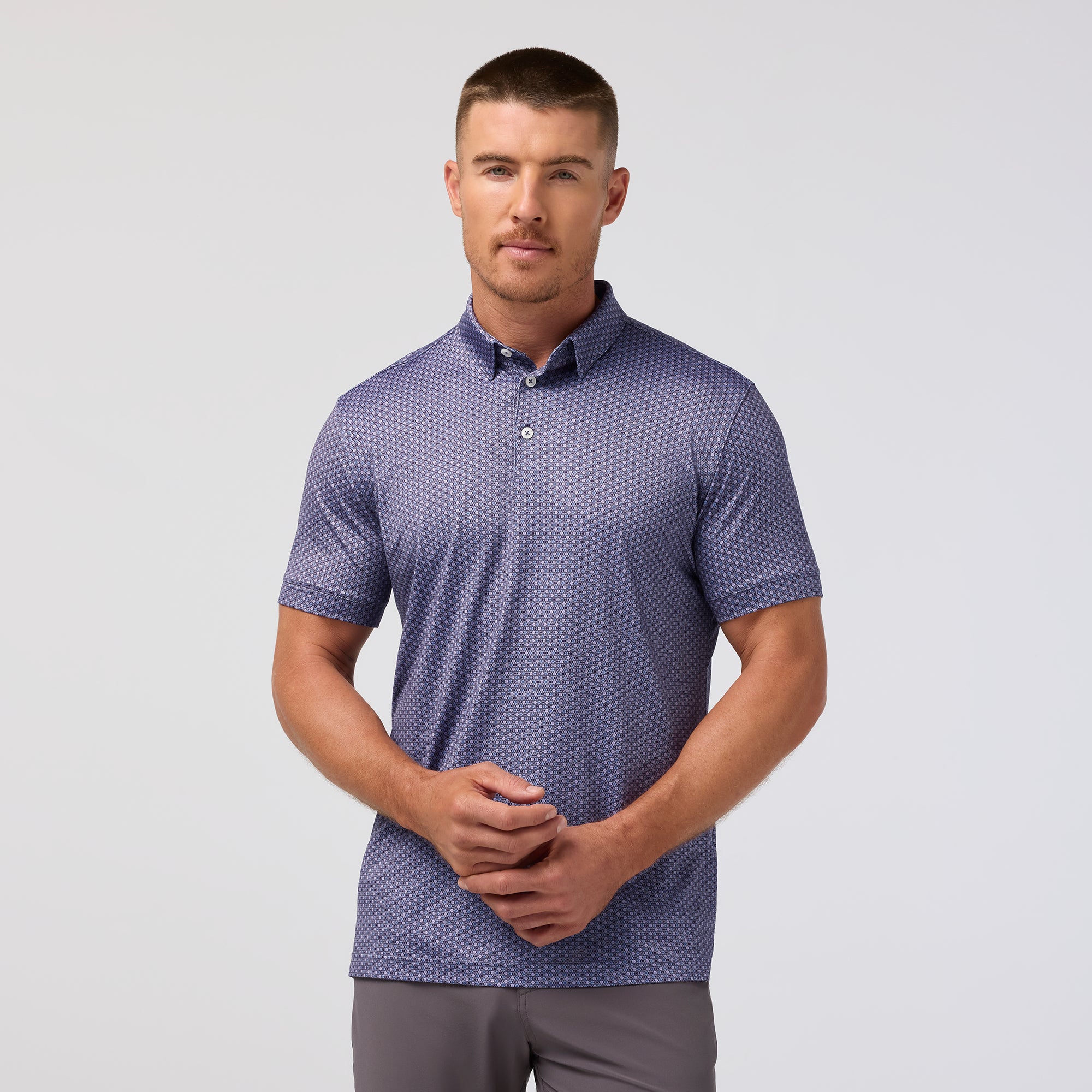 Versa Polo - Purple Dusk Multi Circle